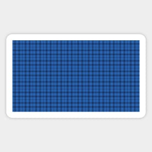 Beauty Starts Within Blue Plaids 001#008 Magnet
